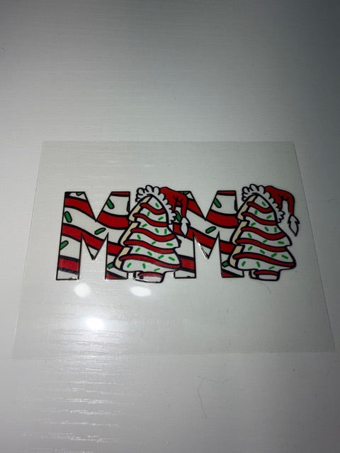 Mama Christmas Decal