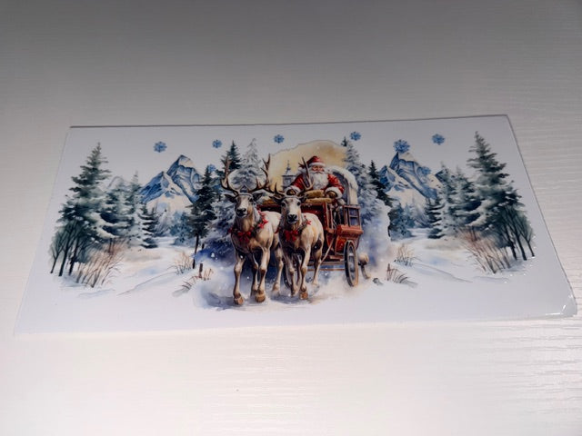 Santa Reindeer Wagon