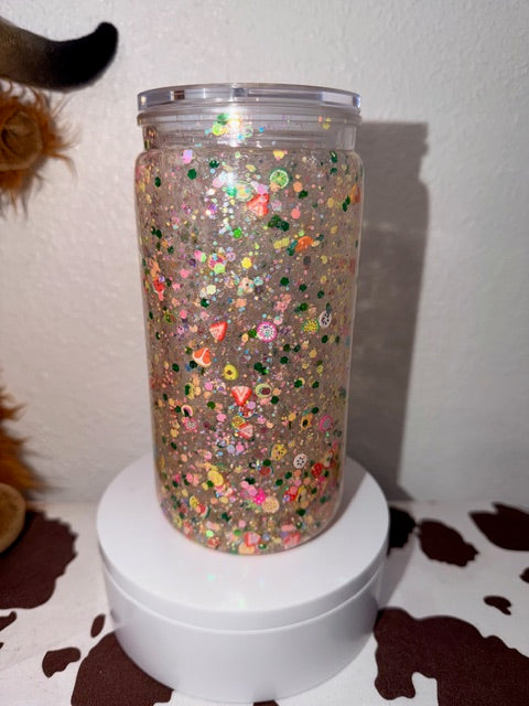 16oz Acrylic Slow Flow Fruit Cup