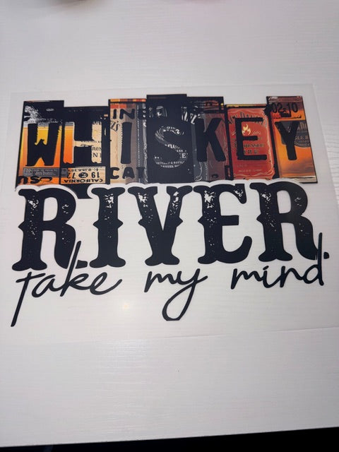 Whiskey River Shirt Transfer