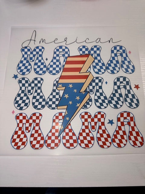 American Mama Shirt Transfer