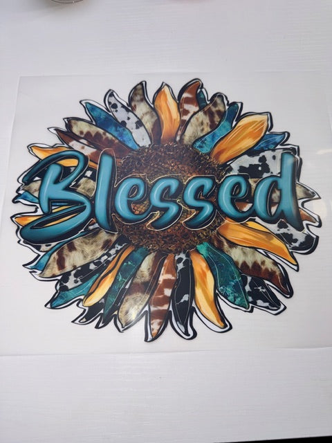 Blessed Flower Shirt Transfer