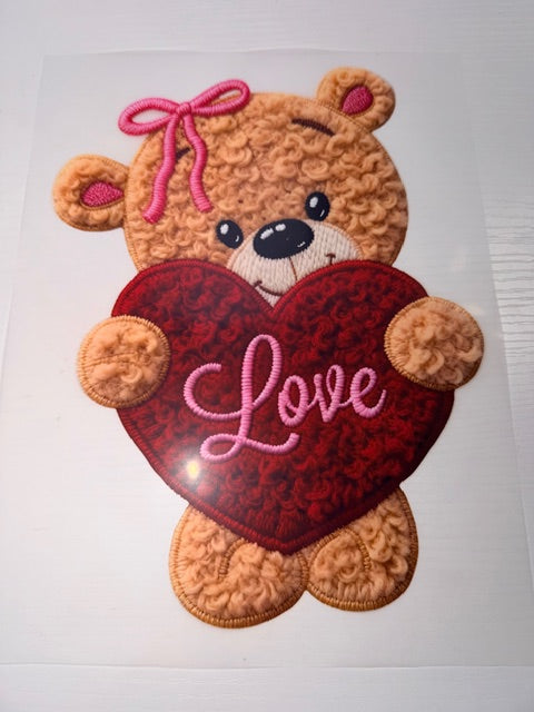 Teddy Bear Love Shirt Transfer