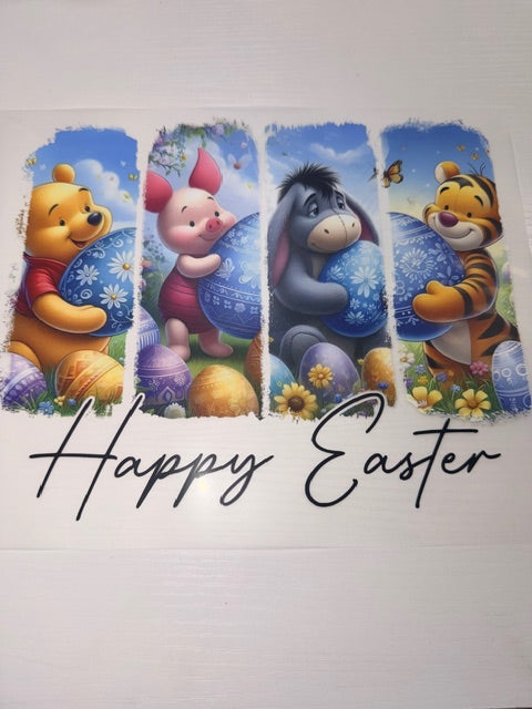 Pooh Happy Easter Shirt Transfer