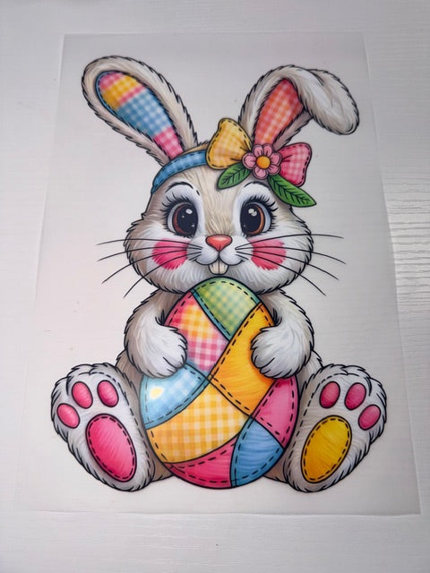 Cute Bunny with Egg Shirt Transfer