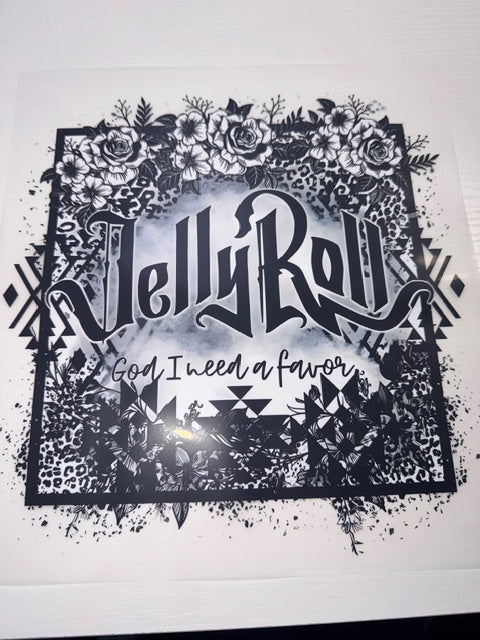 Jelly Roll Shirt Transfer