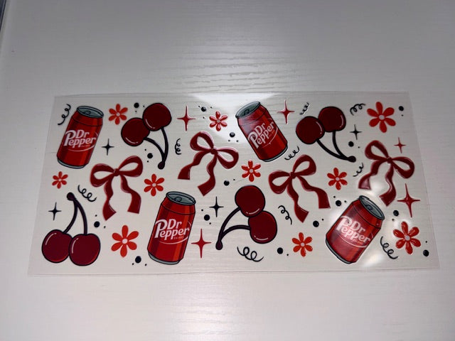 Dr Pepper with Cherries, Bows
