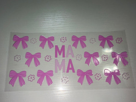 Mama with Pink Bows