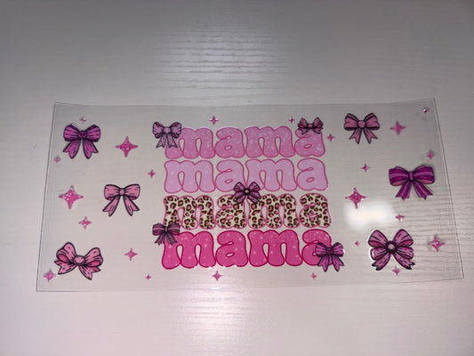 Mama with Pink Bows