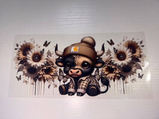 Carhartt Tan Cow with Flowers