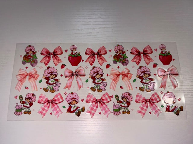 Strawberry Shortcake with Pink Bows