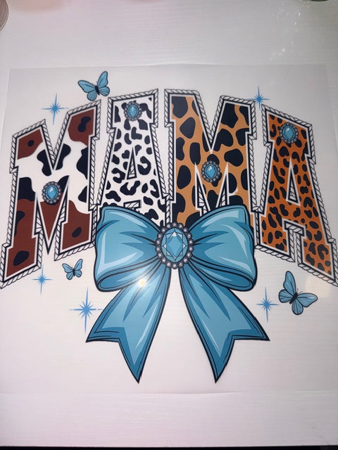 Mama with Blue Bow