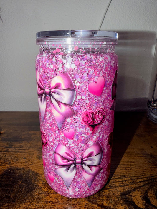 16oz Acrylic Slow Flow Snow Globe