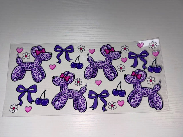 Balloon Dog Bows Cherries