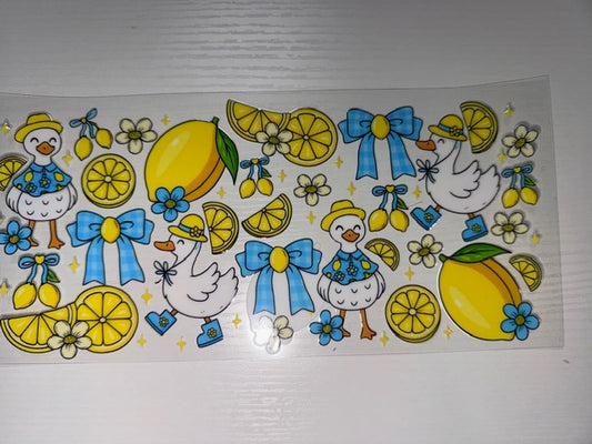 Lemons Ducks Bows Flowers