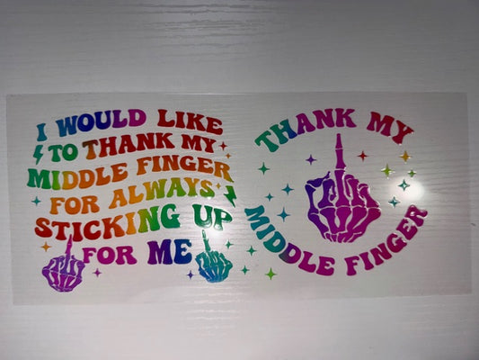 Thank My Middle Finger