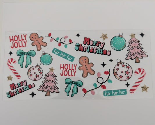 Merry Christmas + Holly Jolly + Ho Ho Ho