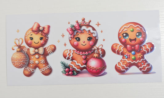 Decorated Gingerbread Woman Christmas