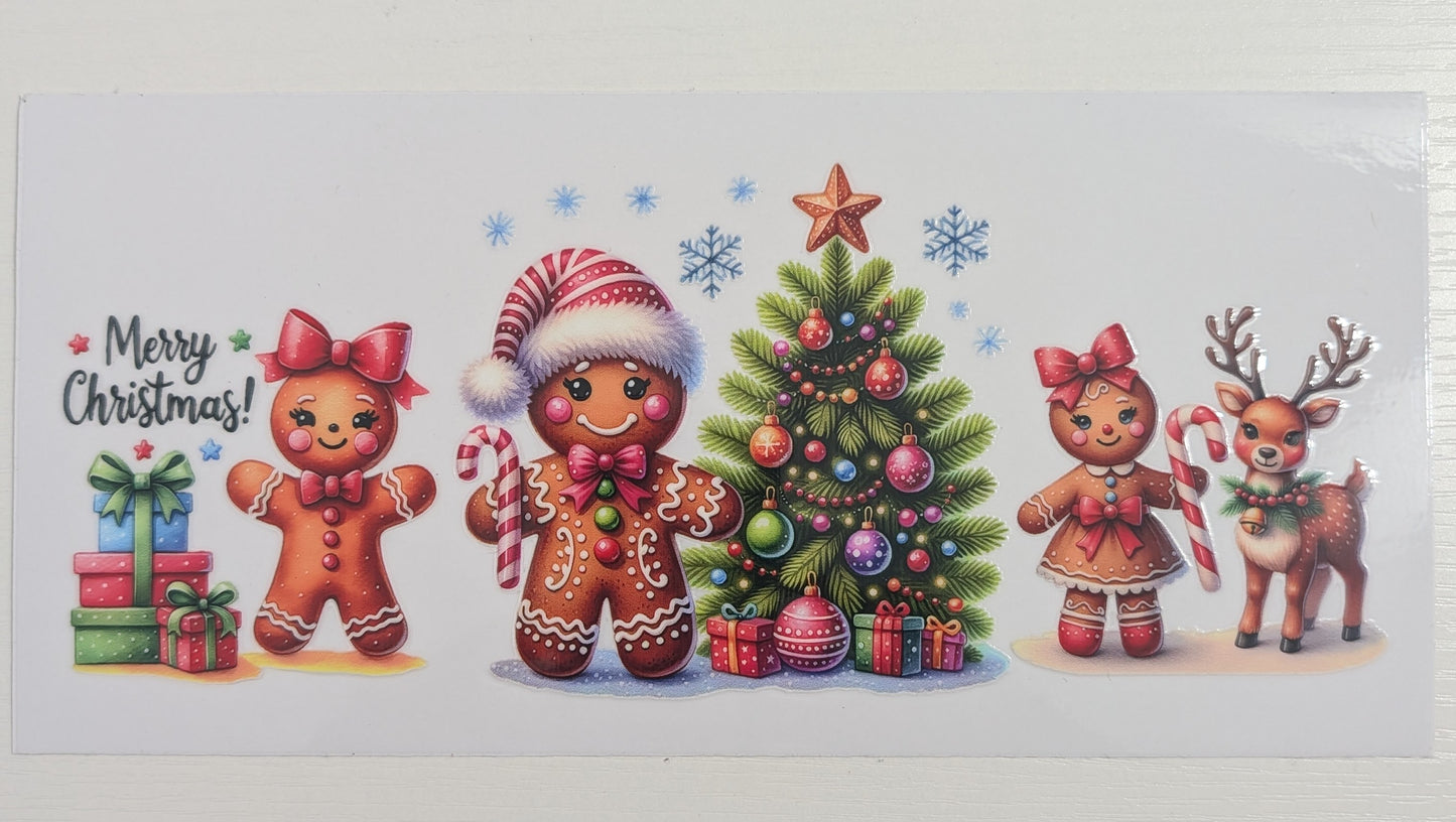 Ginger Bread Family Merry Christmas