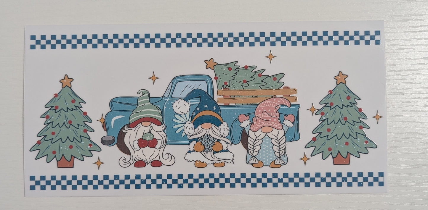 Old Truck Gnomes Christmas Trees