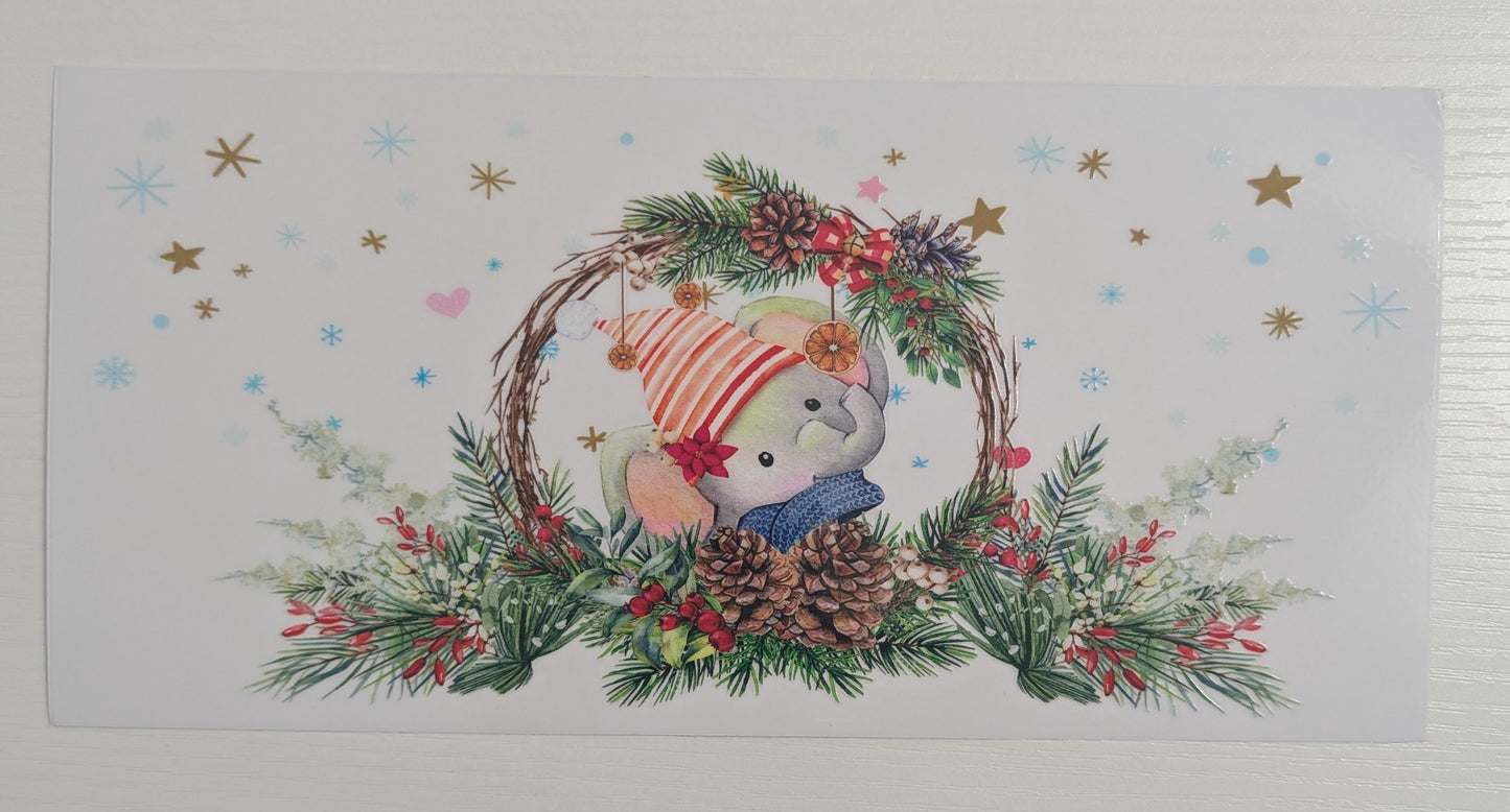 Elephant Christmas Wreath