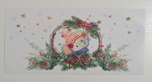 Elephant Christmas Wreath