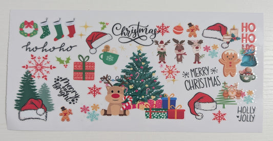 Merry & Bright Christmas Holly Jolly Ho Ho Ho Merry Christmas