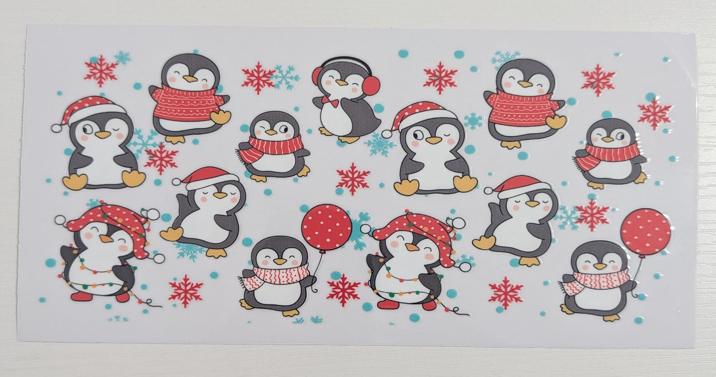 Little Dancing Christmas Penguins