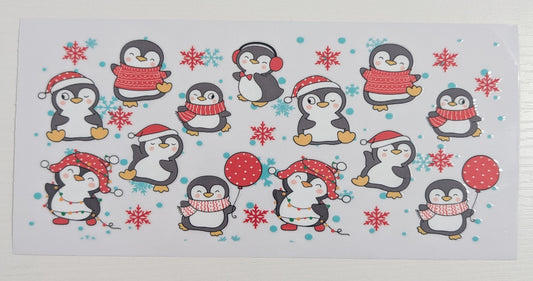Little Dancing Christmas Penguins