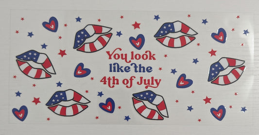 You Look Like the 4th of July Lips and Hearts