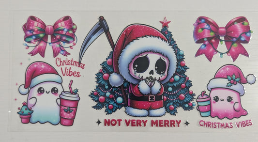 Grim Reaper Santa with Ghosts