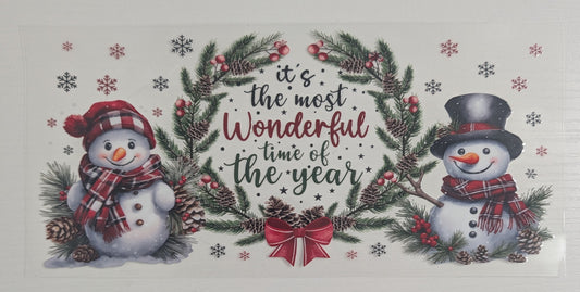 It's the most wonderful time of the year Wreath Snowmen